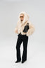 THE ’WHITE FOX’ HOODED FAUX FUR
