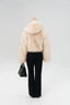 THE ’WHITE FOX’ HOODED FAUX FUR