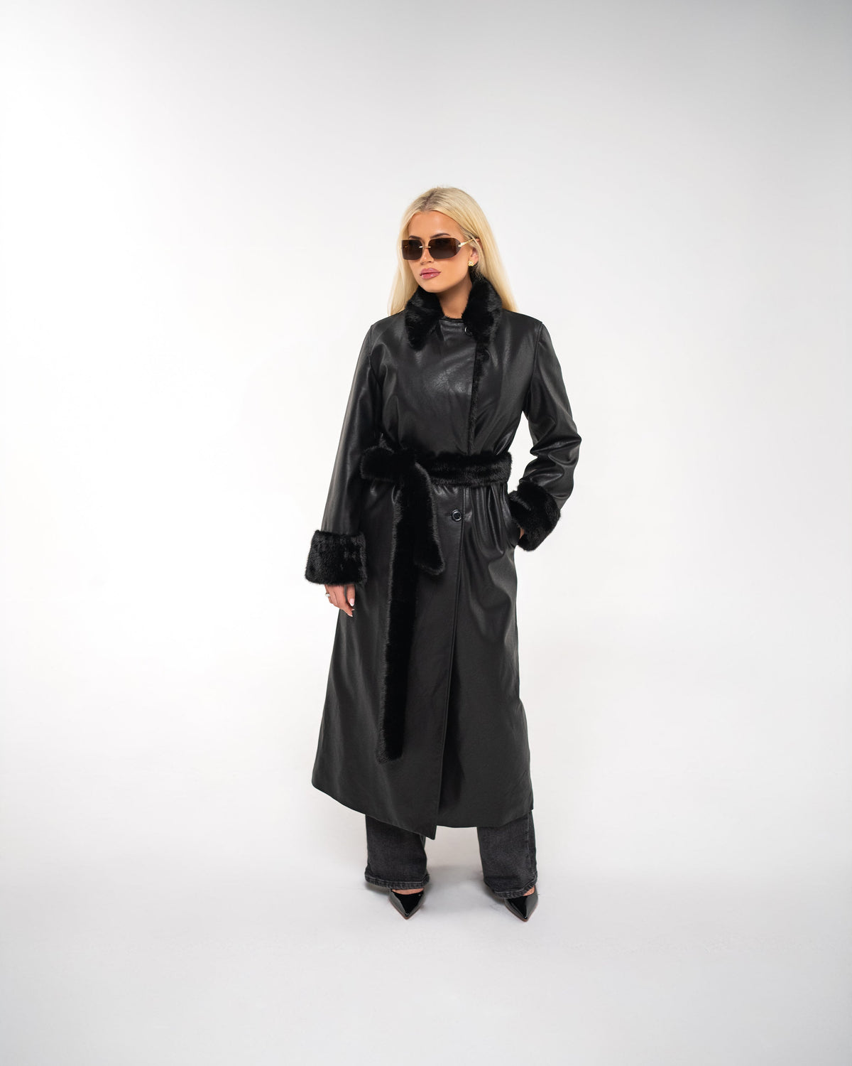 THE 'BULL' FAUX LEATHER JACKET