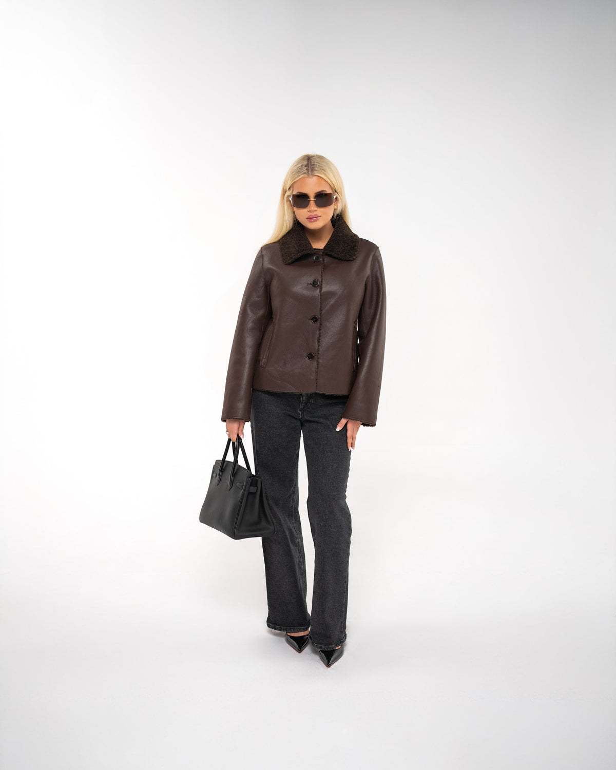 THE REVERSIBLE 'LAMB' FAUX JACKET