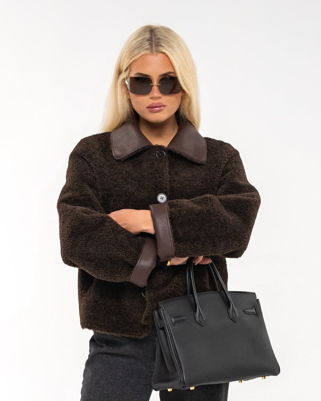 THE REVERSIBLE 'LAMB' FAUX JACKET