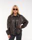 THE WOVEN 'CALF' FAUX LEATHER JACKET (WOMENS)